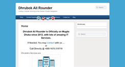 Desktop Screenshot of dhrubokallrounder.com
